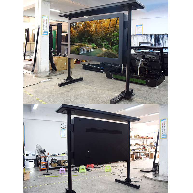 UniKiosk EX65, 65'' Outdoor LCD Display, 803x1428mm display size, 1080P, 3000nit, IP65, 180kg, Standing/wall mount, dual sided option, APP control, Live TV show